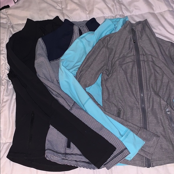 4 Lululemon Define jackets all size 4